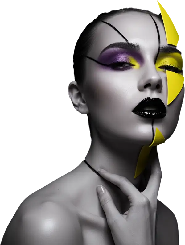 Modern face painting photography | AI generated image